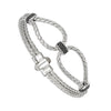 Infinity Metal Braided Bracelet